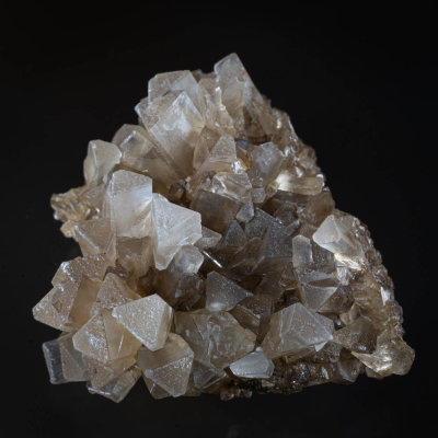 Calcite crystals from Chapel Quarry, Raith, 43 mm, probably pre 1810, ex Ferguson