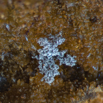 1 mm cluster of crystalline silver, Force Crag Mine