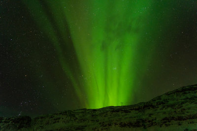 Aurora borealis, 2nd February 2022, Smyrlabjrg