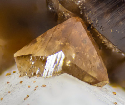 Childrenite detail of 3 mm crystal