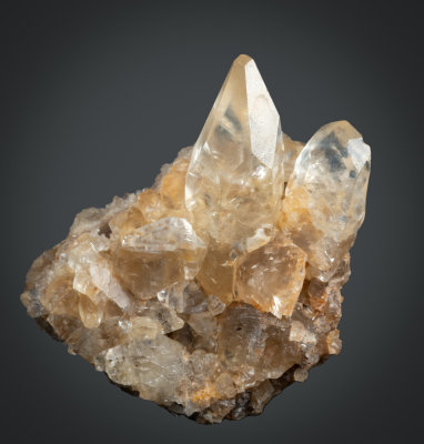 Calcite crystals from Ladywash Mine, Eyam, Derbyshire