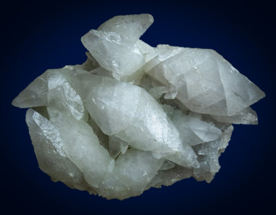 Wanlockhead calcite (New Glencrieff Mine), with main doubly terminated crystal 5 cm long