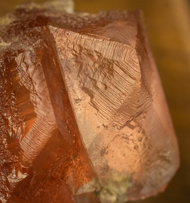 Detail of Chamonix fluorite showing etch patterns