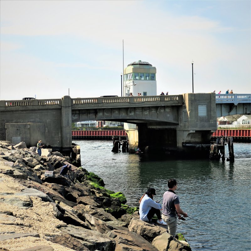 Shark River drawbridge down