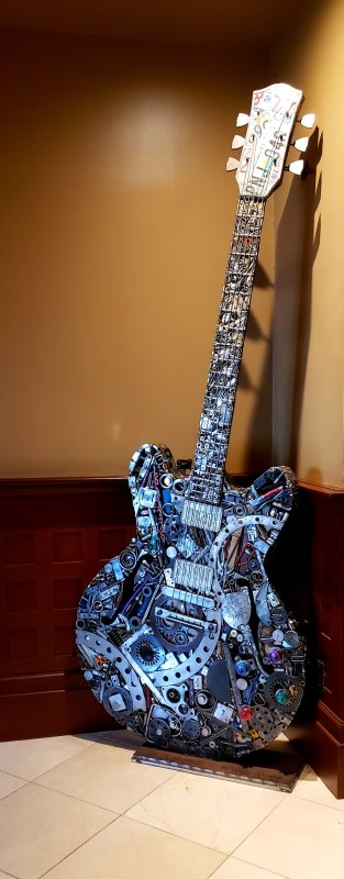 Abstact guitar created by Josh Brooke Cot 