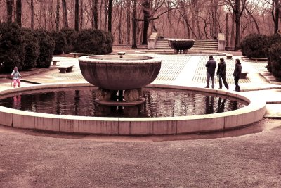 Fountain on Roosevelt Island