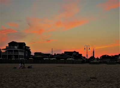 Sunset over Belmar