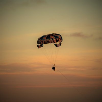 Last parasail trip of the day