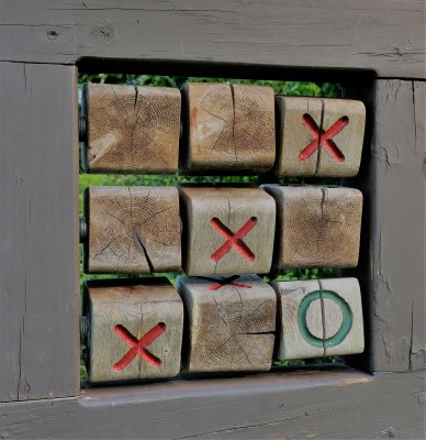 Tic-Tac-Toe in the woods