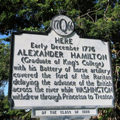 A link between Rutgers University and Alexander Hamilton