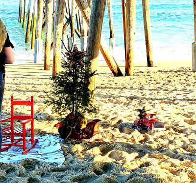 Christmas Photo Session on the Beach