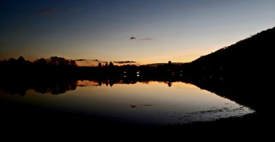 Sunset over Lake Lackawanna