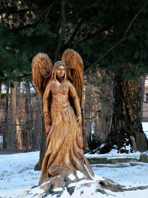 Guardian Angel in Winter
