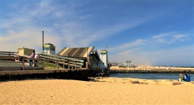 Shark River drawbridge in action