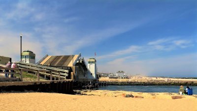 The drawbridge in action