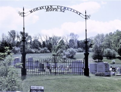 Moravian Cemetery, Delaware Road, Hope, New Jersey