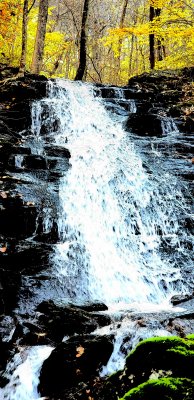 Unnamed waterfall in Worthington State Forest