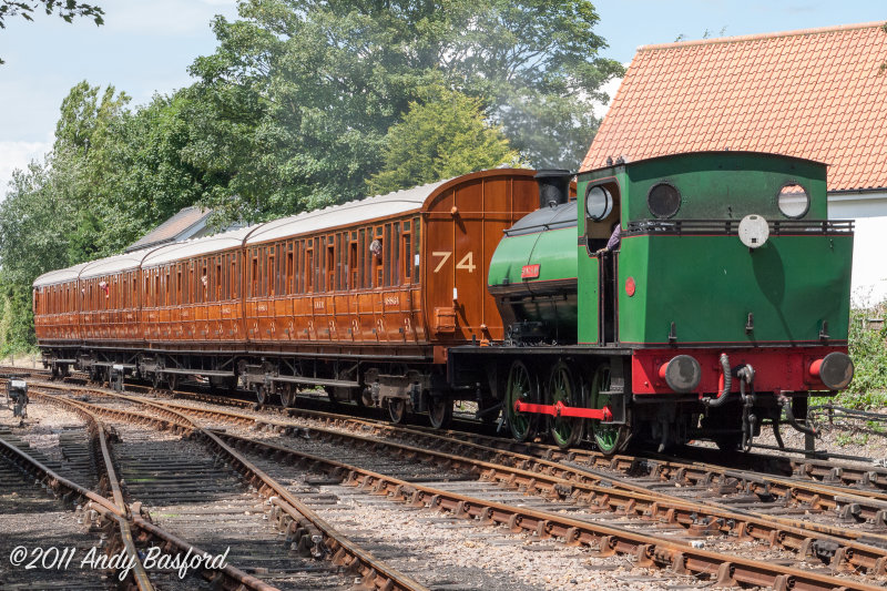 Hunslet 16in 0-6-0ST RING HAW & GNR Quad-Art set no.74-20110706