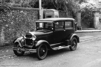 1929 Ford Model A, Tideswell, October 2018.jpg