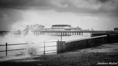 It's a bit wild out there! Cromer, September 2015.jpg