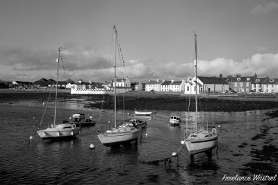 Yachts at rest, Isle of Whithorn
