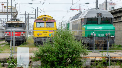 SNCF class BB 9300 109301, class A1AA1A 68500 668523 & class CC 72000 472029-20160618