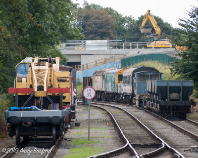 Leeming Bar station, Wensleydale Railway-20100909