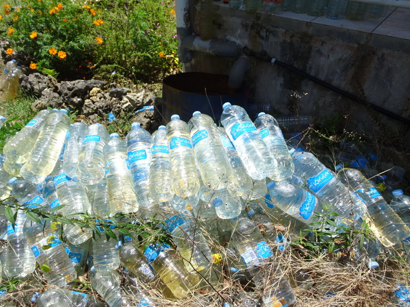 pour arroser le jardin