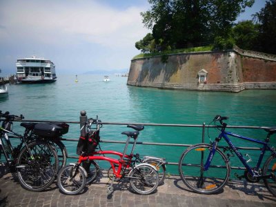 Bromptons in Peschiera del Garda