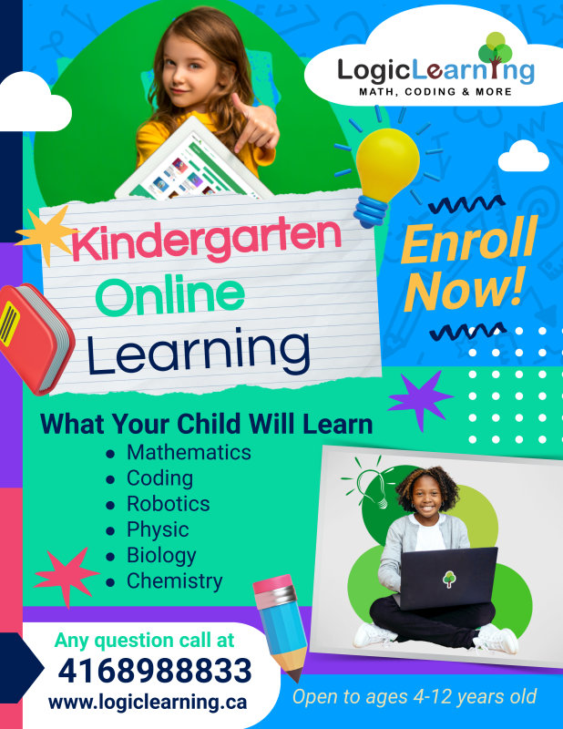 Kindergarten Online Learning - Logic Learning