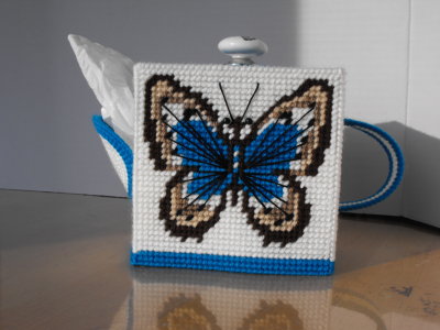 Butterfly Tea Pot Tissue Box