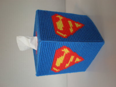 Superman Emblem Tissue Box