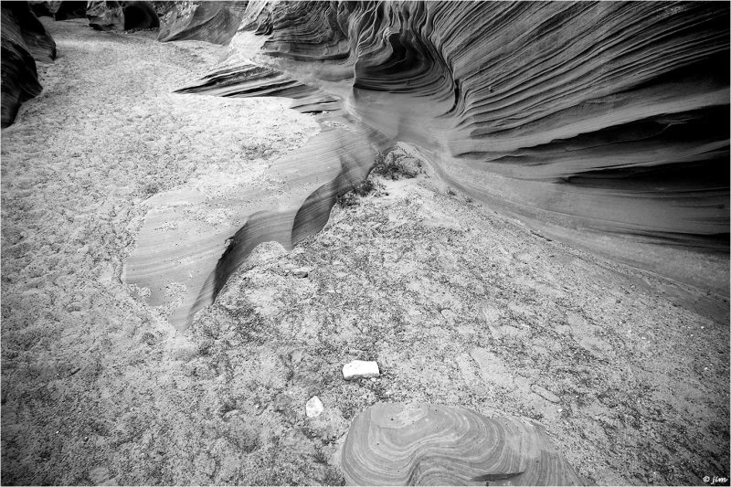 When A Slot Canyon Fills With Sand