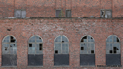 Old factory windows