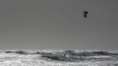 Kiteboard in the waves II