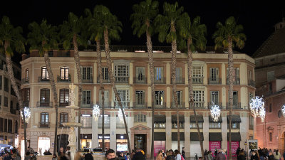 Malaga Xmas lights / Plaza de la Constitucion III