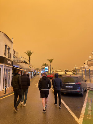 Calima: Boys  at Puerto Banus