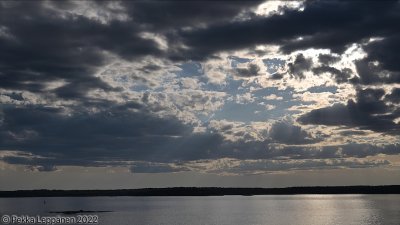 Clouds over the sea