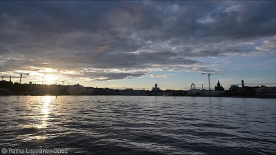 First stop: Valkosaari at the center of Helsinki