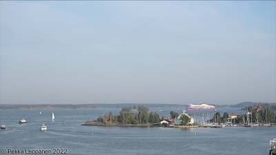 Vedette at Valkosaari (with some other boats)