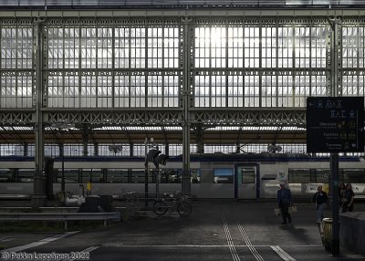 Railway station windows