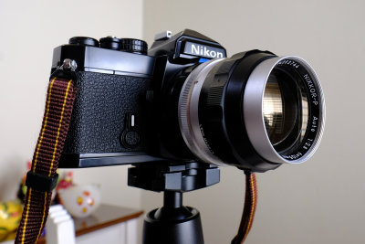 Nikon FE with Nikkor 135mm f2.5