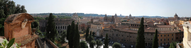 Panoramique vu du  toit