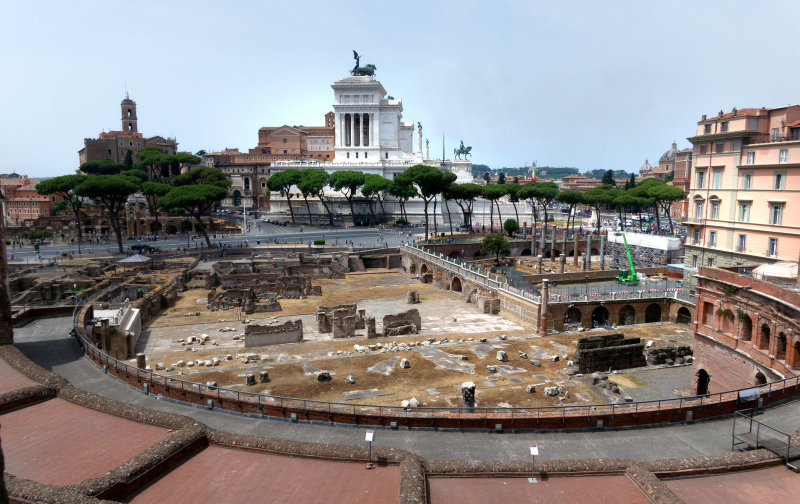 Vue du Forum (de Trajan)