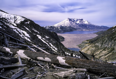 View of Mount St. Helen's from Norway Pass in 1981, Mount St. Helen's National Monument, WA