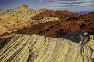 View of Silica Dome, Fire Canyon, Valley of Fire, NV