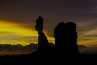 Balanced Rock, Arches National Park, UT.