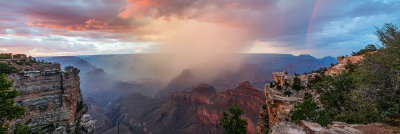 Monsoon Storm from Mather Point, Grand Canyon National Park, AZ