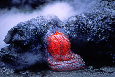 Pahoehoe Toe Outbreak, Hawaii Volcanoes National Park, Hawaii