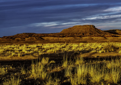 Sunset at Adeil Eichii Cliffs, Navajo Reservation, AZ